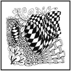 Pin By James Curtis On Doodle Art Kawaii Zentangle Patterns